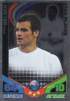 Ryan Nelsen New Zealand 2010 World Cup Match Attax Star Player #170